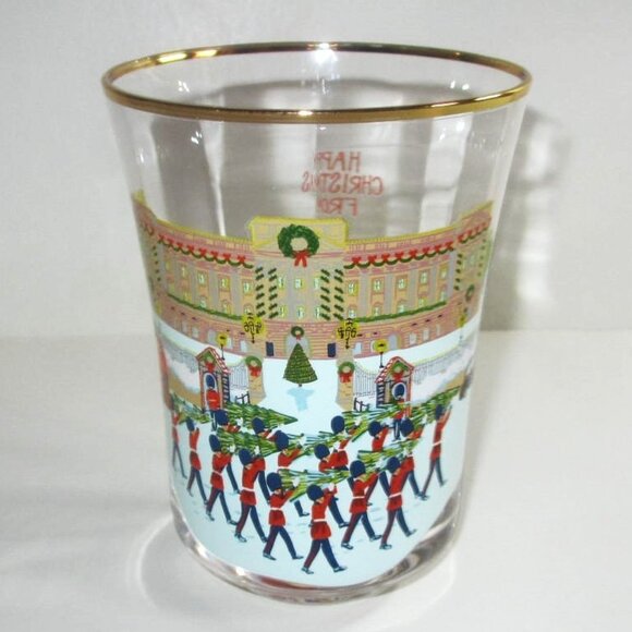 Anthropologie Holiday In The City Juice Glass London 15 Oz. New In Box - Picture 5 of 7